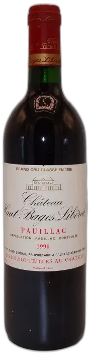 photos du vin Haut Bages Liberal 1990