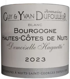 photos du vin Hautes-Côtes-de-Nuits 2023 Blanc Demoiselle Huguette Guy et Yvan Dufouleur