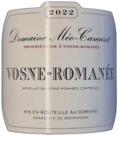 photo du vin Vosne-Romanée 2022 Rouge Méo Camuzet