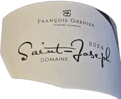 vue du vin st-Joseph 2024 Rouge Domaine François Grenier Magnum