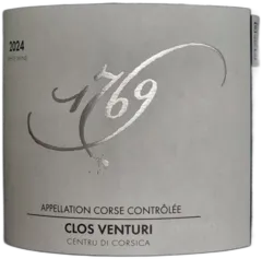 aperçu du vin Bio Corse 2024 Blanc 1769 Clos Venturi