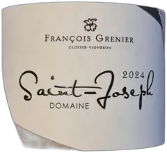 capture du vin st-Joseph 2024 Rouge Domaine François Grenier