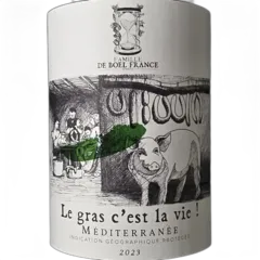 photo du vin Bio Igp Méditerranée 2023 Rouge le Gras c’Est la Vie de Boel France