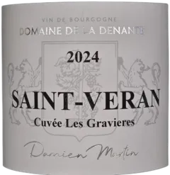 image du vin st-Véran 2024 Blanc les Gravières Denante