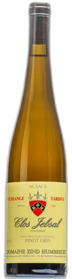 photo du vin Pinot Gris Clos Jebsal 2018 Vendange Tardive