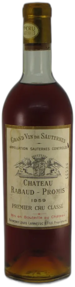 illustration du vin Rabaud Promis, 1959
