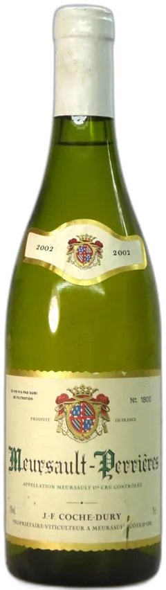 illustration du vin Meursault Perrières, 1er Cru, Domaine jf Coche Dury, 2002