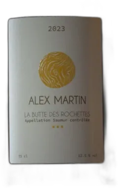 photo du vin la Butte des Rochettes Saumur Blanc Alex Martin