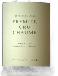 photo du vin 1er Cru Chaume Château de Plaisance
