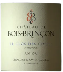 capture du vin le Clos des Cosses Blanc Anjou Château Bois-Brinçon