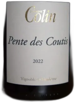 capture du vin Pente des Coutis Tendre Domaine Colin