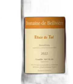 photo du vin Élixir de Tuf Jasnières Bellivière