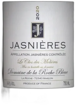 photo du vin Clos des Molières Jasnières la Roche Bleue