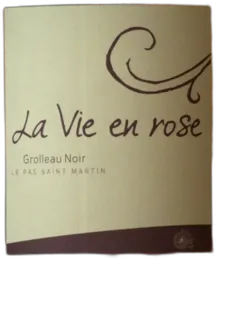 capture du vin la Vie en Rose Bulle le Pas Saint Martin