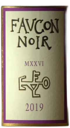 illustration du vin Faucon Noir Saumur Rouge le Pas Saint Martin