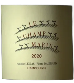 photo du vin le Champ Marin Saumur Champigny les Insolents