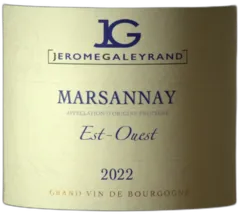 photo du vin Marsannay Rouge 2023 Est Ouest Galeyrand