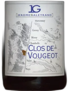vue du vin Clos de Vougeot 2023 Galeyrand