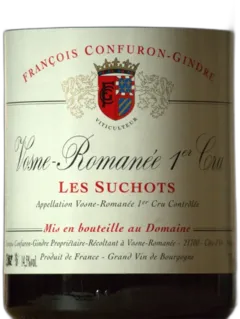 vue du vin 1er Cru les Suchots Vosne-Romanée Confuron-Gindre
