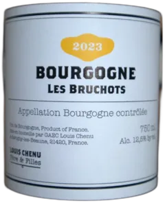 photo du vin Bourgogne Blanc les Bruchots Louis Chenu & Filles