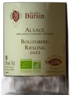photo du vin Riesling Bollenberg Agathe Bursin
