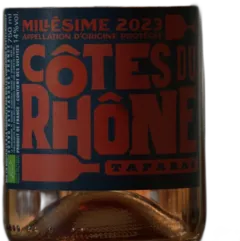 illustration du vin Taparas Rosé Côtes du Rhône Estézargues