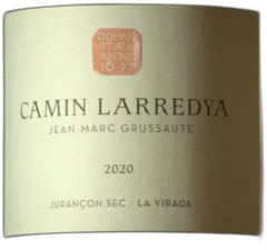 aperçu du vin Jurançon Sec la Virada Camin Larredya