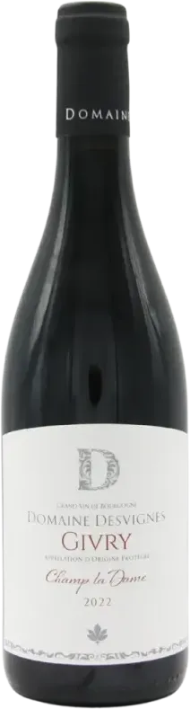 photo du vin Givry Champ la Dame 2022 Domaine Desvignes