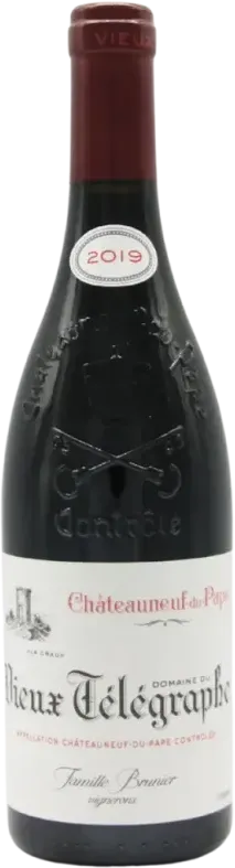 vue du vin Châteauneuf-du-Pape 2019 Domaine du Vieux Télégraphe