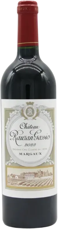 vue du vin Margaux 2022 Château Rauzan-Gassies Grand Cru Classé