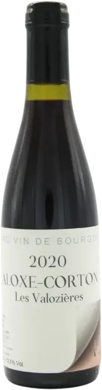 vue du vin Bouteille Aloxe-Corton les Valozières 2020 Laly
