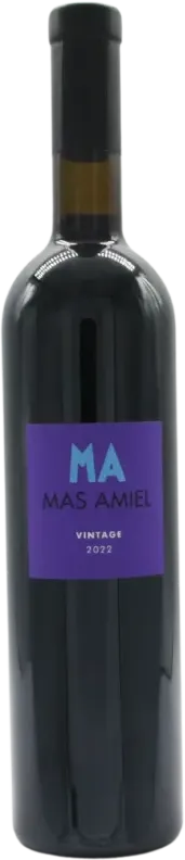 illustration du vin Maury Vintage Rouge 2022 Mas Amiel