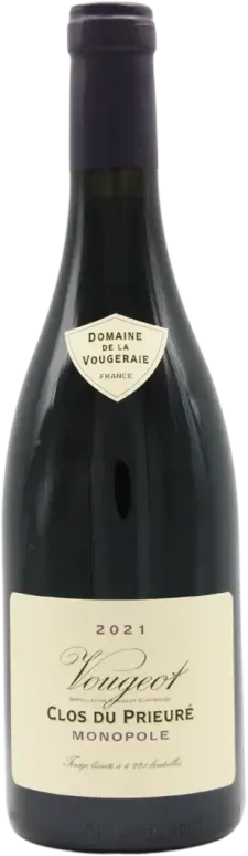 photo du vin Vougeot Clos du Prieuré 2021 Domaine de la Vougeraie