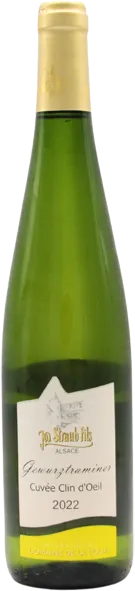 illustration du vin Gewurztraminer Cuvée Clin d’Œil 2022 Domaine de la Tour Jos. Straub & Fils