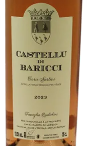 photo du vin Castellu di Baricci