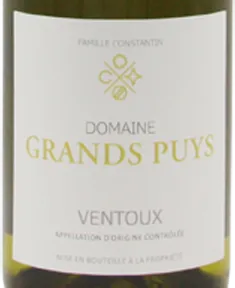 photo du vin Ventoux Blanc 2023 Domaine Grands Puys