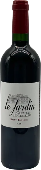 image du vin Saint-Emilion 2018 le Jardin de Queyron Pindefleurs