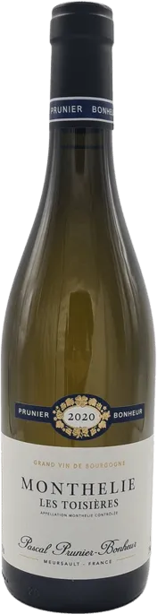 image du vin Monthélie Blanc les Toisières 2020 Maison Prunier-Bonheur