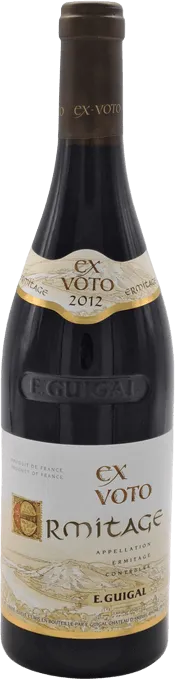photo du vin Ermitage ex Voto Rouge 2012 Guigal