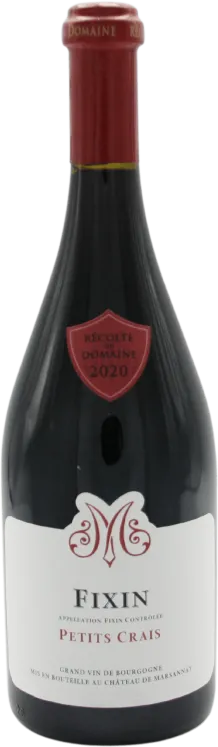 image du vin Fixin Petits Crais 2020 Château de Marsannay