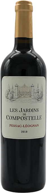 photo du vin Pessac-Léognan les Jardins de Compostelle 2018