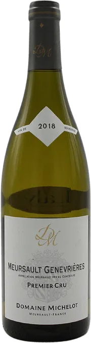 image du vin Meursault Genevrières 1er Cru 2018 Domaine Michelot
