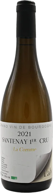 capture du vin Santenay 1er Cru Blanc la Comme 2021 Laly