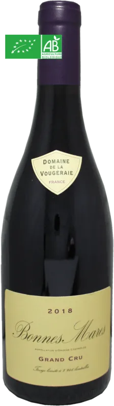capture du vin Bonnes-Mares Grand Cru 2018 Domaine de la Vougeraie