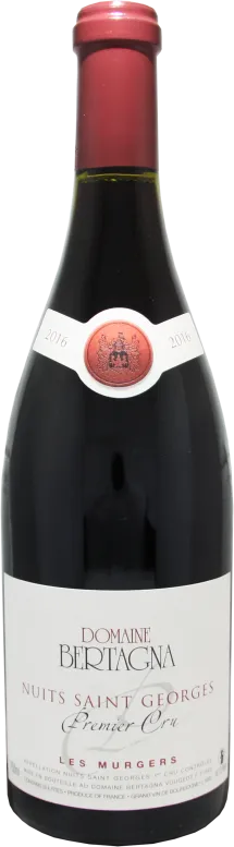 vue du vin Nuits-Saint-Georges 1er Cru les Murgers 2016 Domaine Bertagna