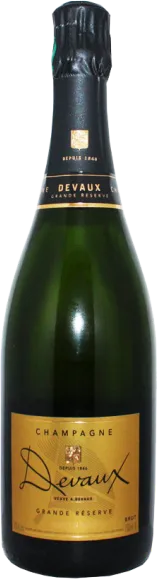 vue du vin Champagne Devaux Brut Grande Réserve