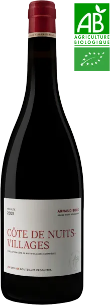 capture du vin Maison Arnaud Boué Côtes de Nuits Villages Rouge 2022