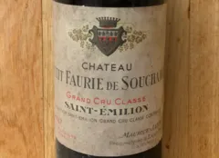 illustration du vin 1967 Château Petit Faurie de Souchard Saint-Emilion Grand Cru Classé lb