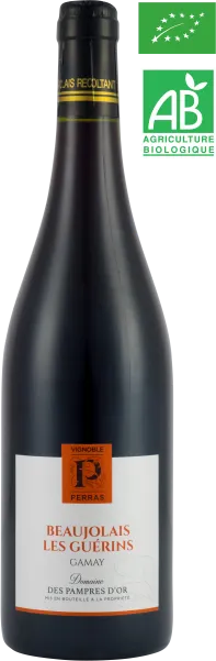 image du vin Domaine des Pampres d’or Beaujolais Rouge les Guérins» 2023