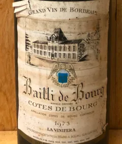 photo du vin 1973 Bailli de Bourg Magnum Côtes de Bourg lb